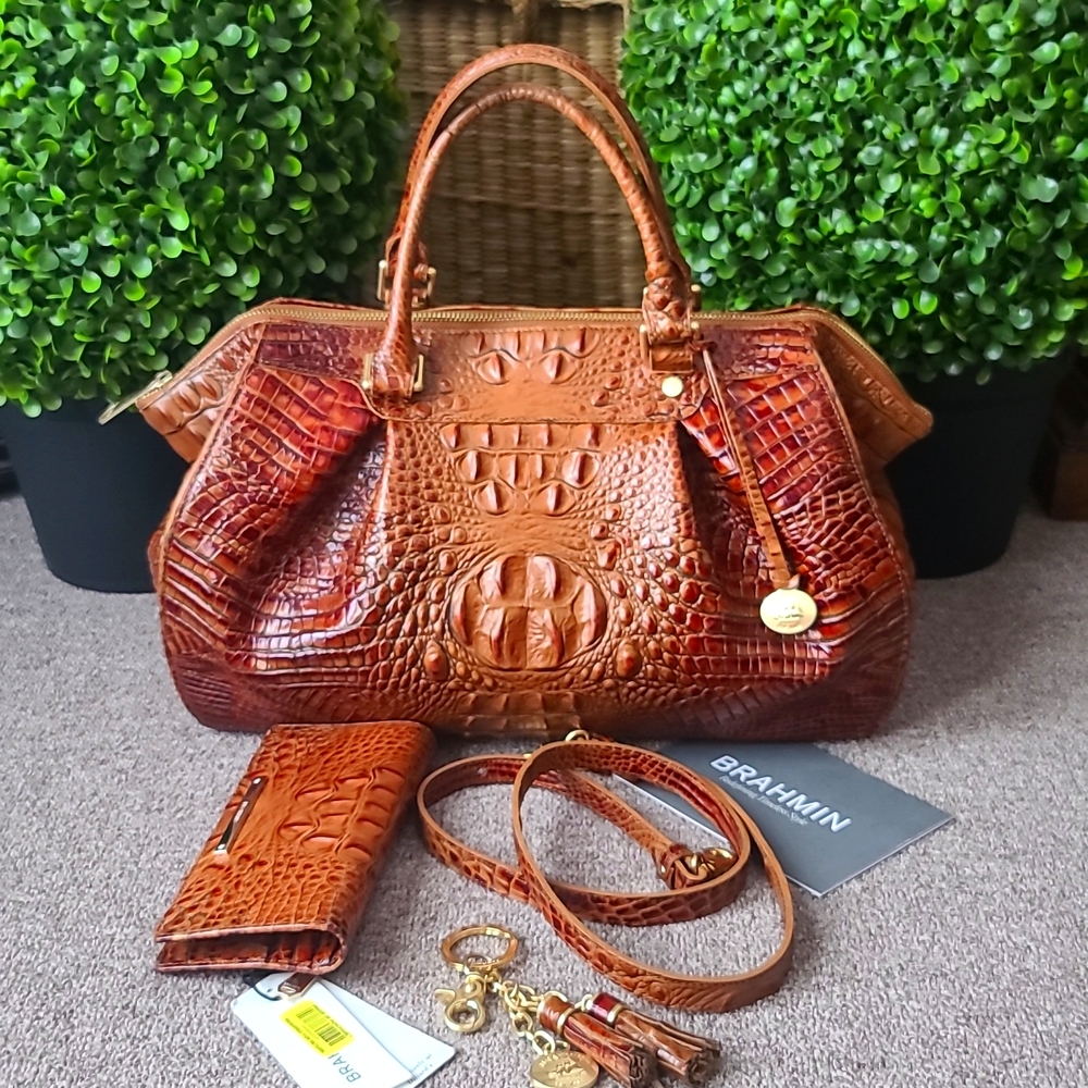 Classic Discontinued Brahmin Toasted Almond Set